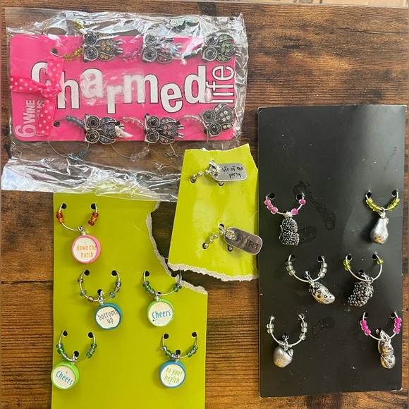 Brand new wine charms 19 charms - Picture 1 of 6